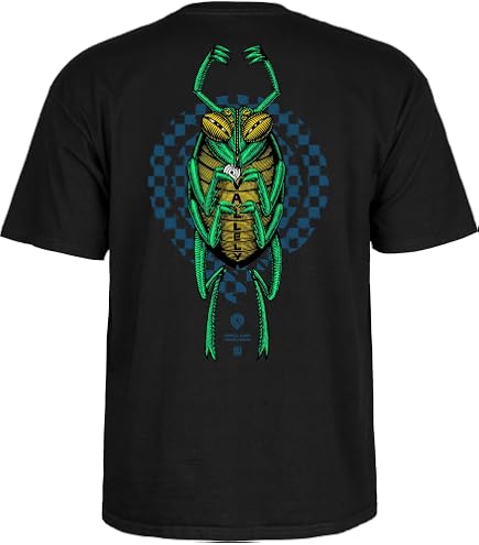 Powell Peralta Skateboard Shirt Nicky Guerrero Mask Black Size S
